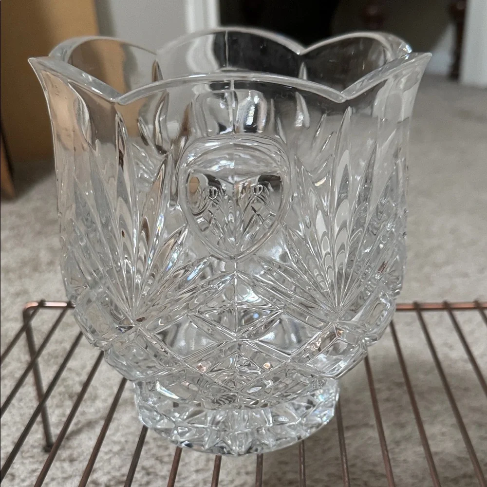 Elegant Vintage Cut Crystal Vase